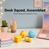 Nouveauté Alimentaire : Bâtonnets de Beurre et Cubes de Fromage Moelleux à Presser – Coffret Cadeau de Jouets Squishy