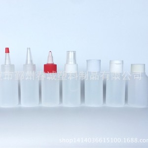ขวดพลาสติก 60 มล. ทรงกลม ปากแหลม ฝาสีแดง บรรจุภัณฑ์ทั่วไป - Product Image 1
