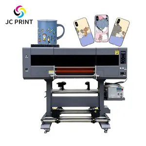 60厘米Uv Dtf打印机多合一卷至卷A/B胶片贴纸标签UV DTF打印机，带清漆打印