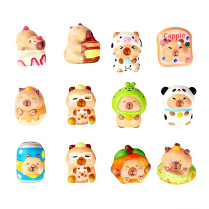 TikTok Special Capybara Squeeze Music Slow Rebound Stress Relief Gadget Pendant <b>Gift</b> Children's Toy PU Small Octopus Ages 8-13 - Product Image 4