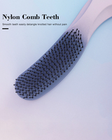 Nouveau design Brosse à cheveux en forme de S Peigne Démêlant Brosse à cheveux pour cheveux secs et humides