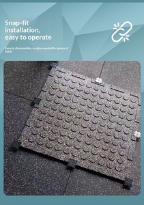 Alfombra de Gimnasio de Caucho EPDM de 20 mm, Antivibración, Insonorizante y Absorbente de Impactos, <span class=keywords><strong>para</strong></span> Uso Doméstico, Lingxi, Venta al Por Mayor de Fábrica - Product Image 4