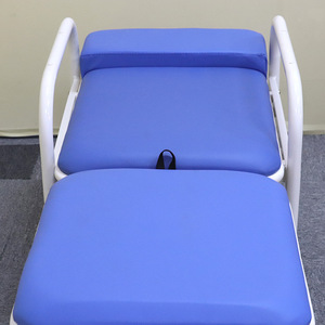 Foldable Multifunction <b>Mobile</b> Hospital <b>Chair</b> Bed KJW-AC01 Customization Stainless Steel With Wheels For Inpatients And Nappers - Product Image 2