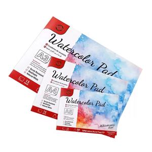 Bloc de papier <span class=keywords><strong>aquarelle</strong></span> A5 Xin Bowen 300GSM, 15 feuilles, facile <span class=keywords><strong>à</strong></span> détacher, 50% coton, sans acide, pour <span class=keywords><strong>dessin</strong></span> <span class=keywords><strong>aquarelle</strong></span> - Product Image 2