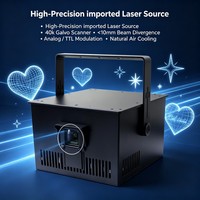 Projecteur laser d'animation RGB IP65 40W 30W à faisceau large FB4 DMX512 pour spectacle extérieur, monument, scène, DJ, discothèque