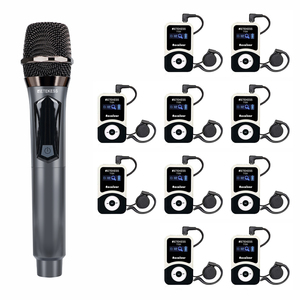 RETEKESS T130MIC <b>Wireless</b> Handheld <b>Microphone</b> Mini Bus In-vehicle Audio Tour Guide System Conference Training Church Outdoor - Product Image 1