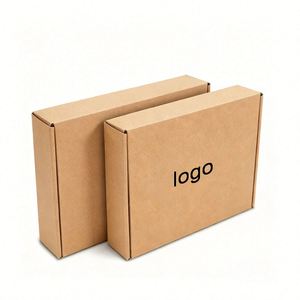Factory Direct Customizable Free Design Foldable Kraft Corrugated Box Lightweight Ideal for Apparel Packaging - Product Image 2