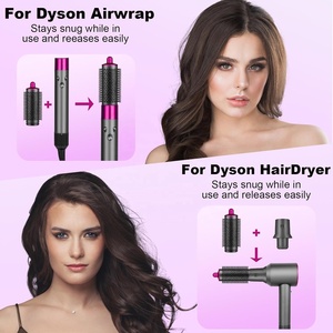 <span class=keywords><strong>Cepillo</strong></span> Redondo Pequeño para Dar Volumen para Dysons ForAirwrap con Adaptador para Secador de Pelo Dysons <span class=keywords><strong>Supersonic</strong></span> HD01 HD02 HD03 HD04 HD07 HD08 - Product Image 2