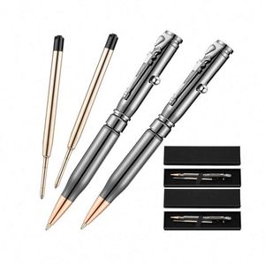 <b>Creative</b> Design Bullet Shaped Bolt Action Tactical Metal Luxury Promotional Logo Pen 1.0Mm - Product Image 2