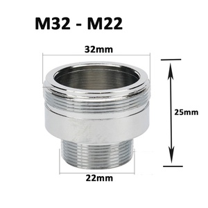 Adaptador de grifo para purificador de agua de fregadero de cocina con rosca externa de 16/18/20/22/24/26/28/30/32 mm a rosca externa de 22 mm - Product Image 4