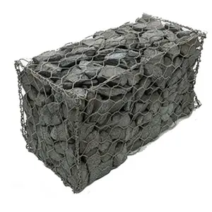 Panier de gabion hexagonal 2x1x1/prix d'usine boîte de gabion tissée bon marché/fournisseur de cage de gabion du Kenya
