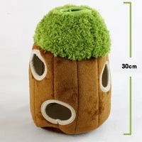 Jouet pour chien tendance et très vendu : Hureaux cachés dans les trous d'arbre, écureuils et hiboux en peluche, jouet à mâcher couineur pour animaux de compagnie