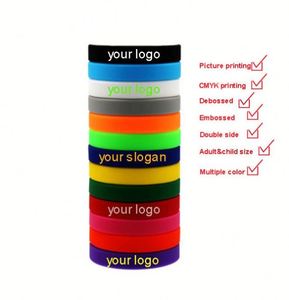 Pulsera de Silicona Suave de Alta Calidad con Logotipo Personalizado Promocional - Uso Comercial, Envío Directo Disponible - Product Image 1