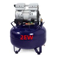 Compresseur d'air dentaire sans huile 2EW 200L de haute qualité, équipement industriel à faible bruit pour compresseur d'air dentaire 32L