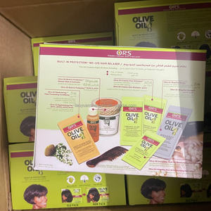 Crème lissante capillaire longue durée sans soude à l'huile d'olive, nourrissante, pour usage domestique et professionnel en salon - Product Image 3