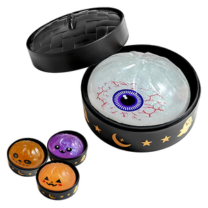 Juguetes Antiestrés de Halloween, Mini Juguetes de Peluche con Forma de Dibujos Animados, Juguetes de Pectina, Lindos Juguetes Misteriosos de Compresión, Juguetes Blandos de Fantasma y Calabaza de Rebote Rápido - Product Image 1
