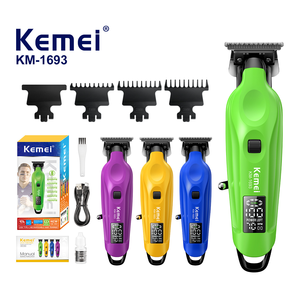 Kemei Km-1693 Tagliacapelli Elettrico di Qualità con 1200mAh, 7000RPM, 4 Colori, 6W, 5 Voltaggi, Controllo Velocità, Funzionale per <span class=keywords><strong>Barba</strong></span>, OEM - Product Image 1