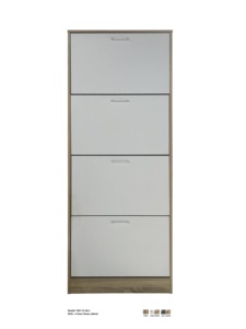 YUKAI Schuhschrank für den vierten Stock, schlichtes Design, 15 mm Melaminplatte, gute Wahl für Wohnzimmermöbel YK-38 - Product Image 1