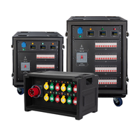Caja de Distribución de Energía de Audio para Escenario, Sistema de Subestación de Control de Audio en Flight Case, 12 Canales, 24 Vías, OEM Personalizado