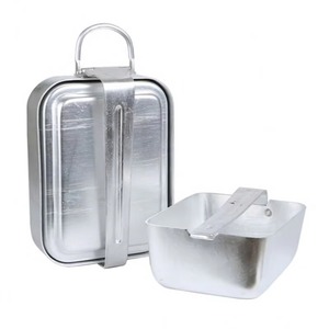 Ensemble de cantine d'origine, boîte à lunch, gourde en aluminium, pot unique, 3 pièces/ensemble - Product Image 6