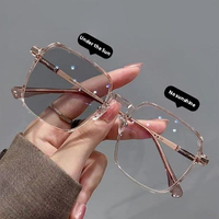 Lunettes photochromiques, lunettes personnalisées avec logo, fabricant en gros, lunettes anti-lumière bleue pour ordinateur