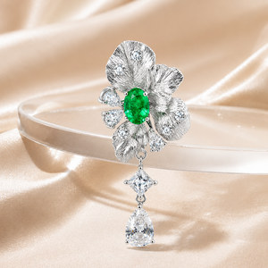 Pendentif de fiançailles UM Jewelry en argent 925 avec saphir cultivé et zircon, idéal pour le quotidien, un cadeau d'anniversaire de mariage - Product Image 6