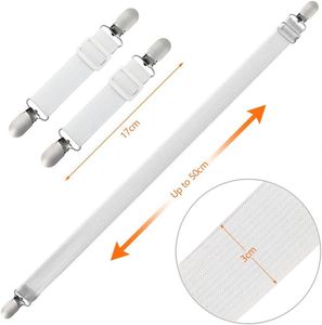 Wholesale Thetrend Effective Elastic Bed <b>Sheet</b> Holder <b>Plastic</b> Head Disposable Band Straps Clips OEM Accepatable Blister Laundry - Product Image 2