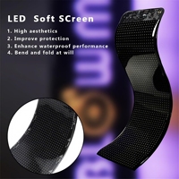 Luces LED para Parabrisas de Coche con Control Remoto, Animaciones Personalizadas, Pantalla LED Inteligente para Camiones y Letreros de Tiendas