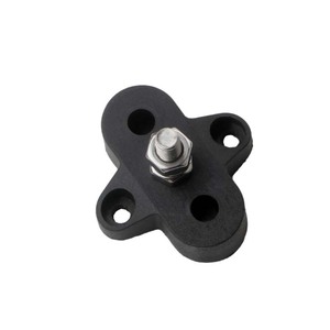 Heavy Duty Dual Terminal Connecting Rod M10 Wiring Bolt For Car Boat Steel Black Accessory - Product Image 1