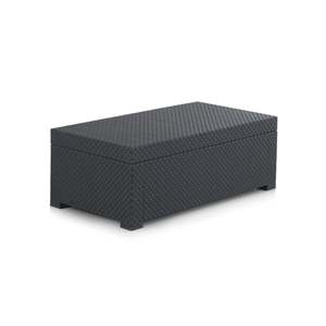 Baule portaoggetti rettangolare multifunzionale ecologico Diva Outdoor in resina per riporre attrezzi, cuscini, utensili per barbecue - Product Image 1