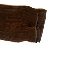 Extensions de cheveux vierges de haute qualité, double trame, lisses, qualité Remy supérieure, cuticules alignées, trame double cousue à la machine, 50g/pièce