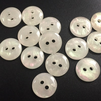 Gros Pearly Lustre À Coudre Chemise En Plastique De Résine Bouton