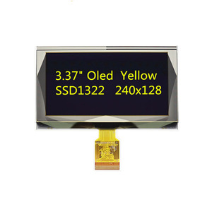 Màn hình <span class=keywords><strong>OLED</strong></span> 3.37inch với giao diện 256x64 Độ phân giải SPI I2C màu vàng - Product Image 1