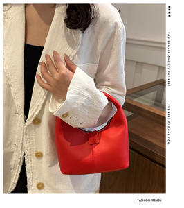 Bolsos de Hombro de Color Sólido a la Moda, Bolsos de Mano Portátiles de Poliéster y PU para Mujer, Bolso de Mensajero de Piel Suave para Mujer, Bolso de Mano para el Verano - Product Image 2