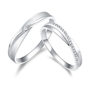 Bague de mariage KIVORA avec diamant de laboratoire de 1 carat, or blanc 14 carats, taille brillant rond, certifiée IGI, pour femme - Product Image 2
