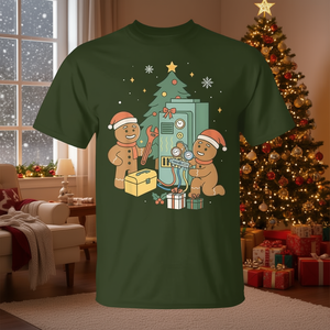 Maglietta Hvac Gingerbread Christmas Technician per divertimento durante le vacanze - Product Image 2