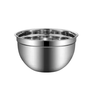 Eco Friendly Stainless Steel 304 Salad Bowl Kitchen Non Skid Home &Kitchen Large Mixing Bowls