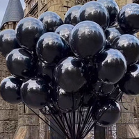 Grand ballon en latex écologique en forme d'orbite avec nœud papillon et carte, imprimé en sérigraphie 3 couleurs pour décoration d'anniversaire pour adultes