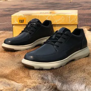 Sepatu FASHION Kustom Merek Terkenal Mendaki Tahan Air Sepatu Kasual Pria Merek Sepatu Sneakers Kulit untuk Pria