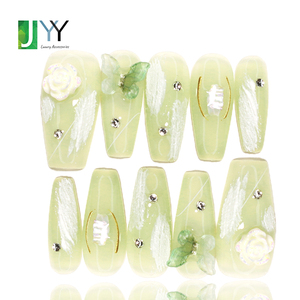 <span class=keywords><strong>Uñas</strong></span> Acrílicas Hechas a Mano de Alta Gama OEM, <span class=keywords><strong>Uñas</strong></span> Postizas con Flores 3D, Proveedor Mayorista, <span class=keywords><strong>Uñas</strong></span> Postizas Degradadas de la Mejor Calidad, Personalizadas - Product Image 2