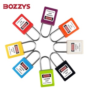 Bozzys Tùy Chỉnh Thép Không Gỉ Còng Loto Nylon An Toàn Khóa Ổ Khóa 38*4Mm Không Thấm Nước Với Chìa Khóa Chủ Cho Cửa Khóa - Product Image 6