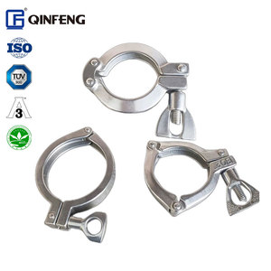 Conexión Triclamp de Acero Inoxidable SS304, Abrazadera Sanitaria de Un Solo Pin, Abrazaderas TC de Montaje Rápido, Fijación de Manga 304 - Product Image 1