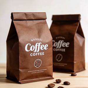 Sachet de <span class=keywords><strong>café</strong></span> personnalisé imprimé 250g 500g, en gros, étanche, recyclable, à fond plat, avec valve et fermeture éclair refermable - Product Image 3