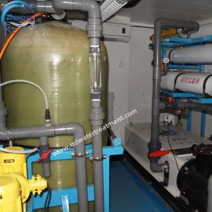 Water Filters Cartridge Containerized Seawater Desalination Environmental Ocean Water Treatment Machine Hydranautics RO Membrane