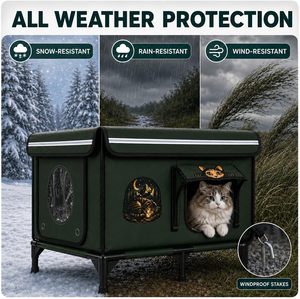 4 Seasons Cat <b>Bed</b> <b>House</b> with Heating and Cooling Function Comfortable and Easy to Clean - Product Image 3