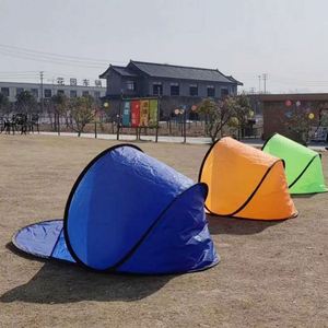 Tente pop-up pour une personne, légère, installation instantanée, protection UV, abri solaire de plage, portable, pliable, tente de camping en plein air - Product Image 1