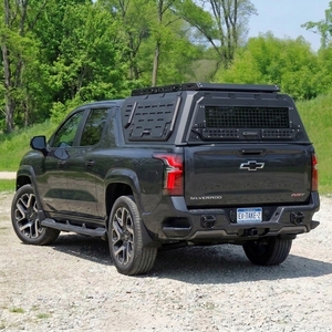 Hardtop en aluminium monobloc pour camionnette, 5,9 pieds, étanche, sans perçage, verrouillable, charge 300 kg, pour Chevy <span class=keywords><strong>Silverado</strong></span> EV 2024 2025 2026 - Product Image 1