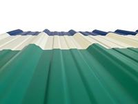 Tejas españolas de plástico impermeable Telha De PVC Colonial ASA hoja de resina sintética 3 capas