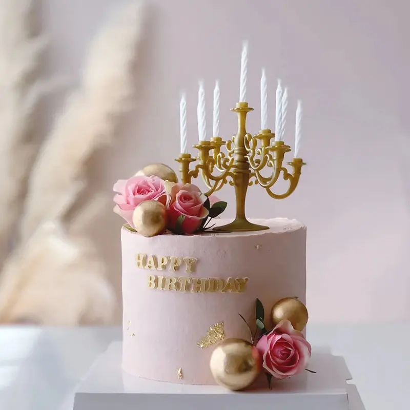 Selamat ulang tahun lilin kue kreatif pesta ulang tahun pernikahan tempat lilin plastik tempat lilin parafin lilin