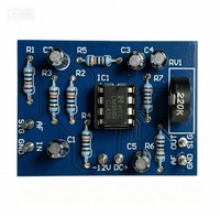 Module amplificateur opérationnel double LM358, carte de circuit préamplificateur micro, gain 40 dB, amplificateur de nivellement de signal 10-30 V pour capteurs